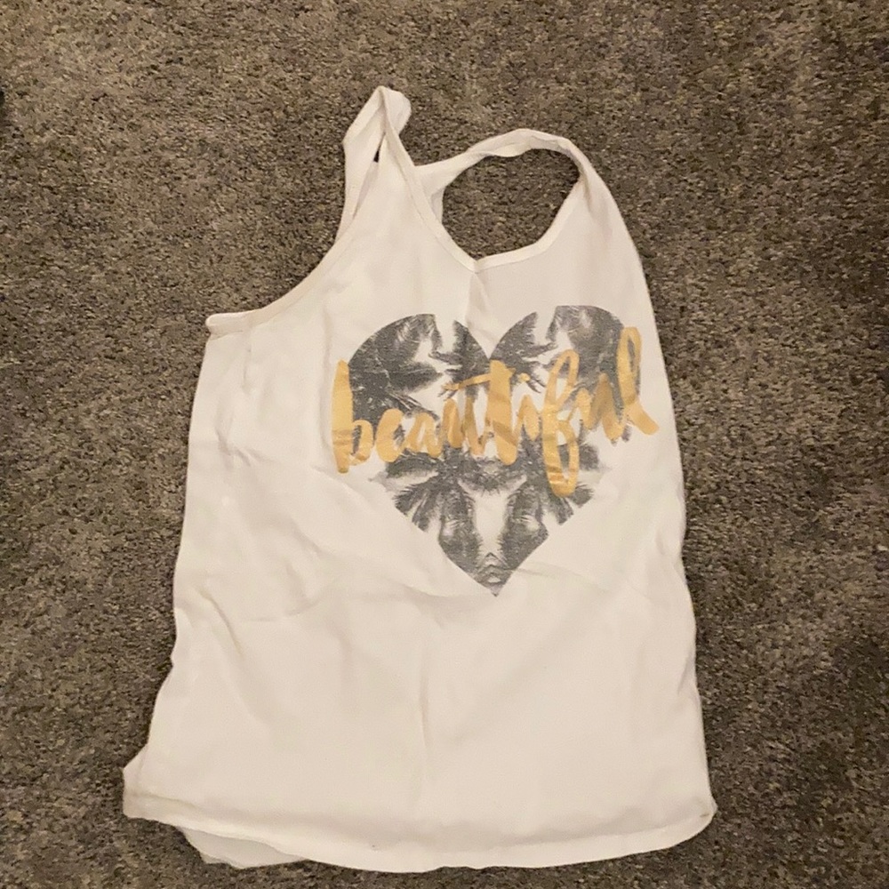 White tanktop